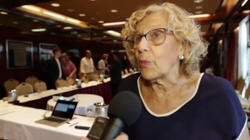 Carmena propone en Nueva York la creación de un Erasmus latinoamericano: "Es la manera de construir el mundo"