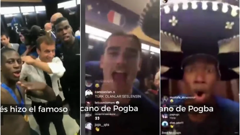 La loca celebración de Francia