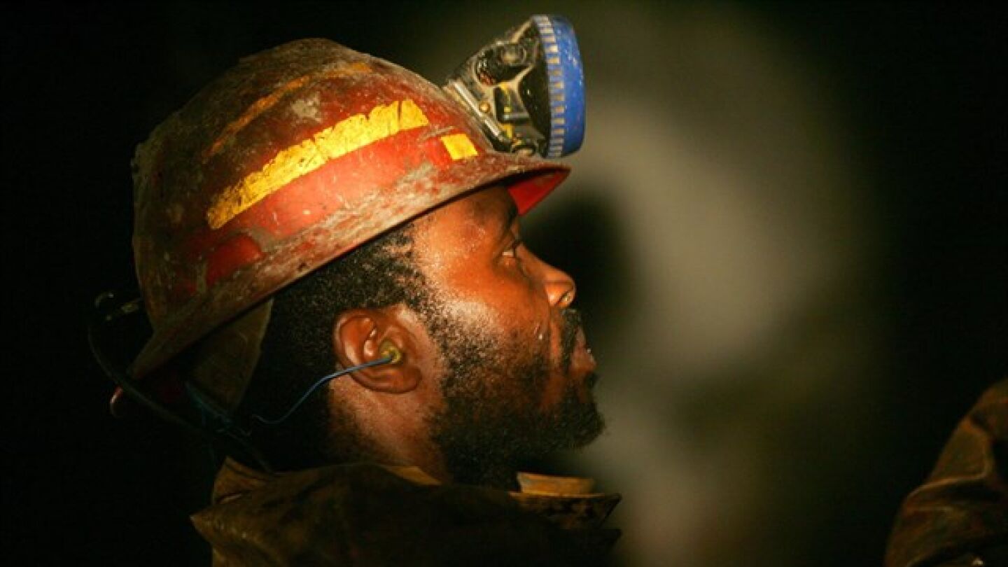 Minero de Sud&aacute;frica