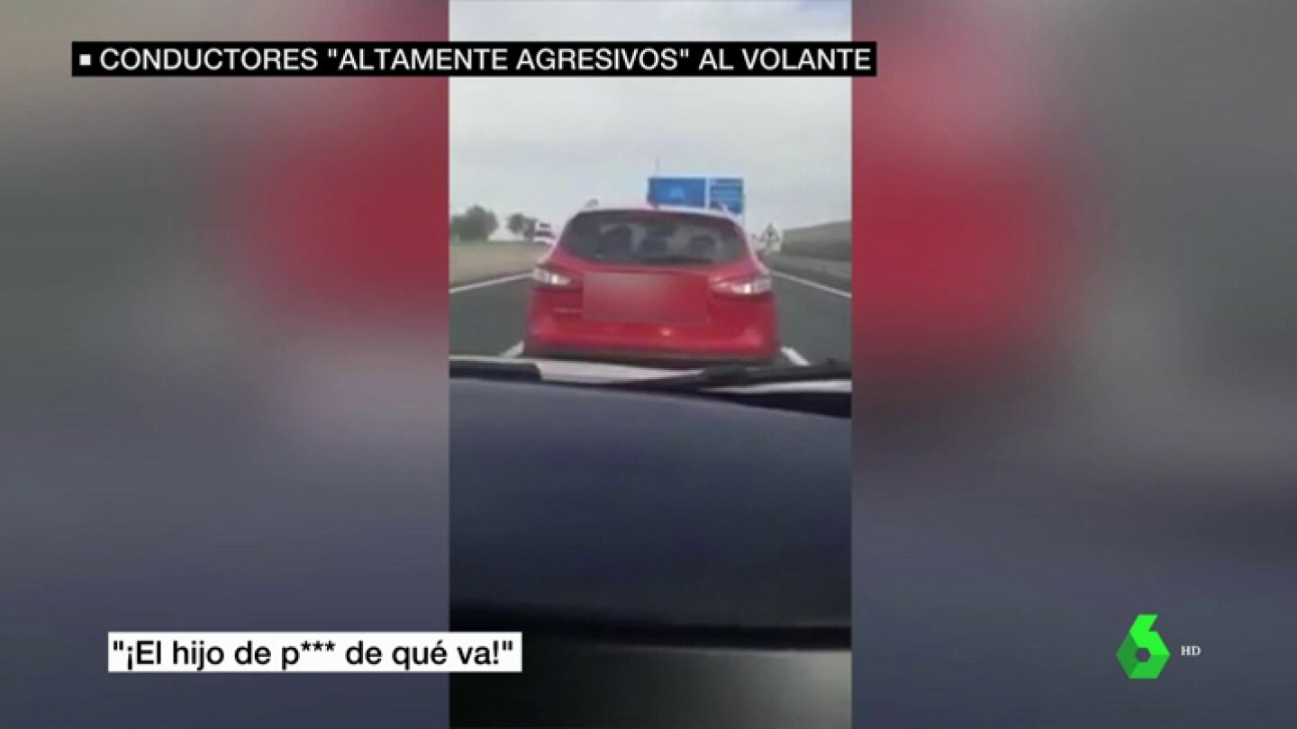 Conductores "altamente agresivos" al volante