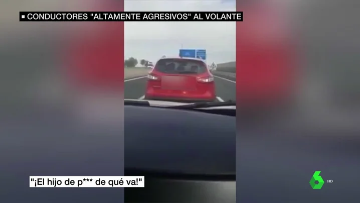 Conductores "altamente agresivos" al volante