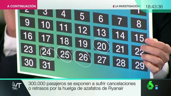 Marcamos en el calendario las huelgas de Iberia, Ryanair y Aena Marcamos en el calendario las huelgas de Iberia, Ryanair y Aena
