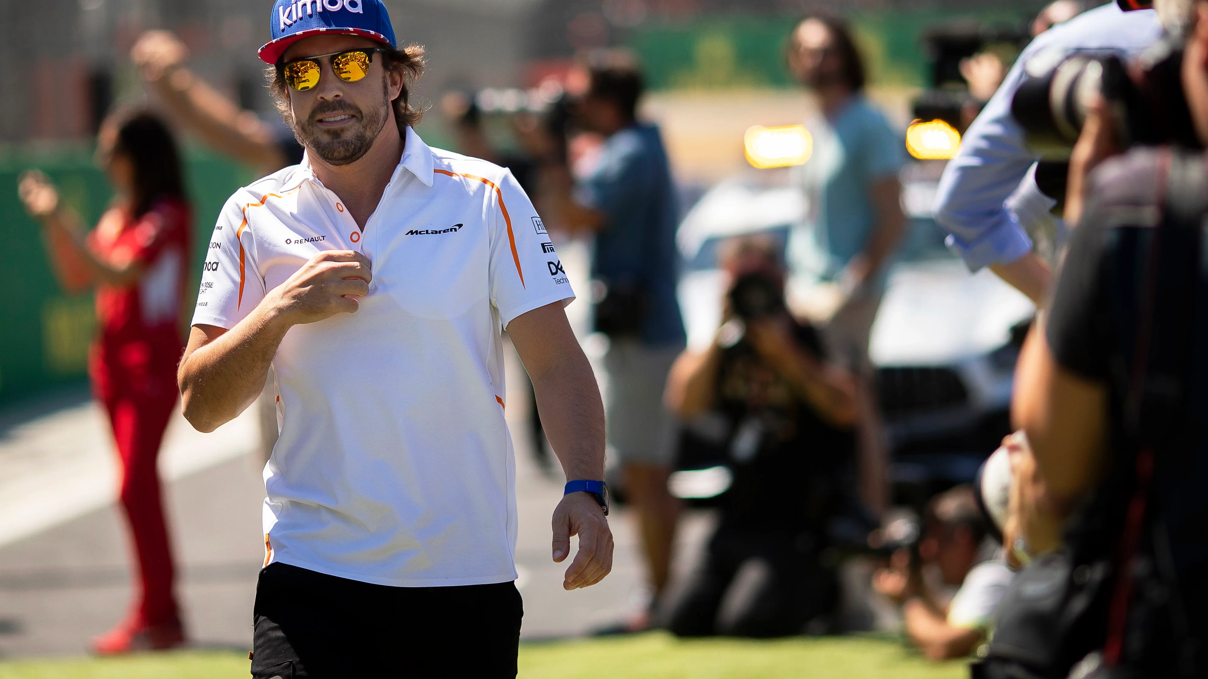 Fernando Alonso, en Silverstone