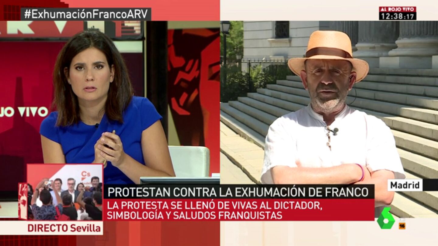 Bonifacio S&aacute;nchez, de la Asociaci&oacute;n de Recuperaci&oacute;n de la Memoria Hist&oacute;rica