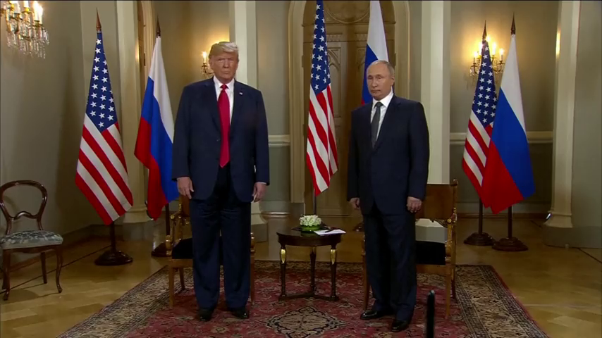 Comienza la primera cumbre formal entre Trump y Putin en Helsinki