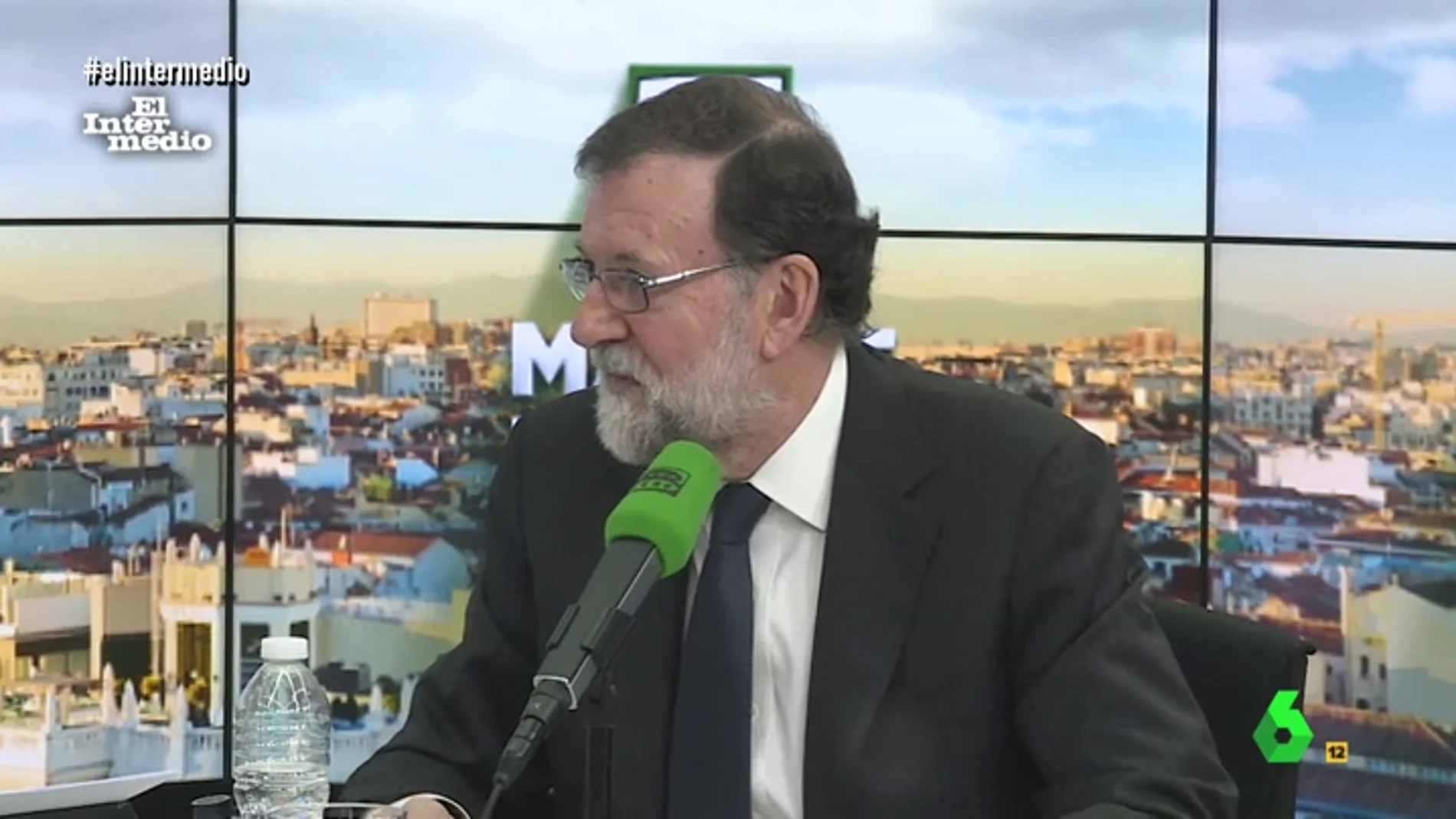 Mariano Rajoy en un programa de radio