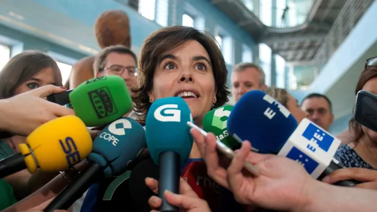 La candidata a la Presidencia del PP Soraya Sáenz de Santamaría La candidata a la Presidencia del PP Soraya Sáenz de Santamaría