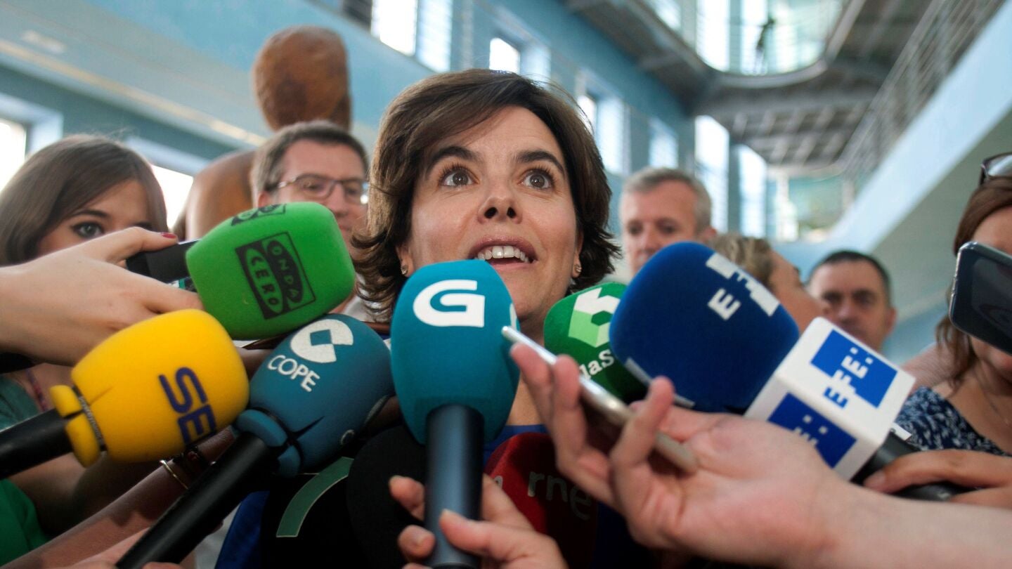 La candidata a la Presidencia del PP Soraya S&aacute;enz de Santamar&iacute;a