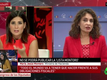 La ministra de Hacienda María Jesús Montero La ministra de Hacienda María Jesús Montero