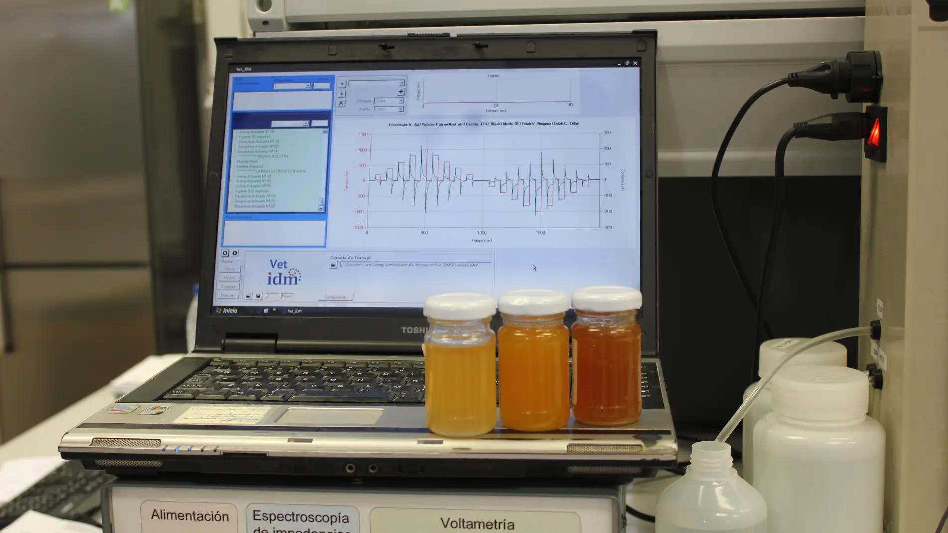 Una lengua electronica permite identificar miel adulterada