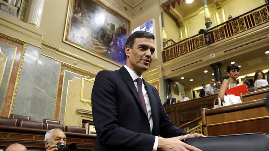 Pedro Sánchez en el Congreso Pedro Sánchez en el Congreso
