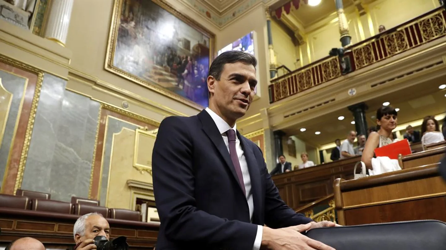 Pedro Sánchez en el Congreso Pedro Sánchez en el Congreso