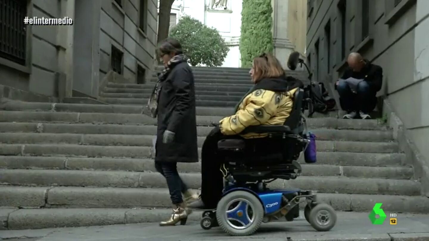 Cuando Rosana Torres mostr&oacute; las dificultades de las personas de movilidad reducida en Madrid: "Necesitamos que nos traten como gente normal"
