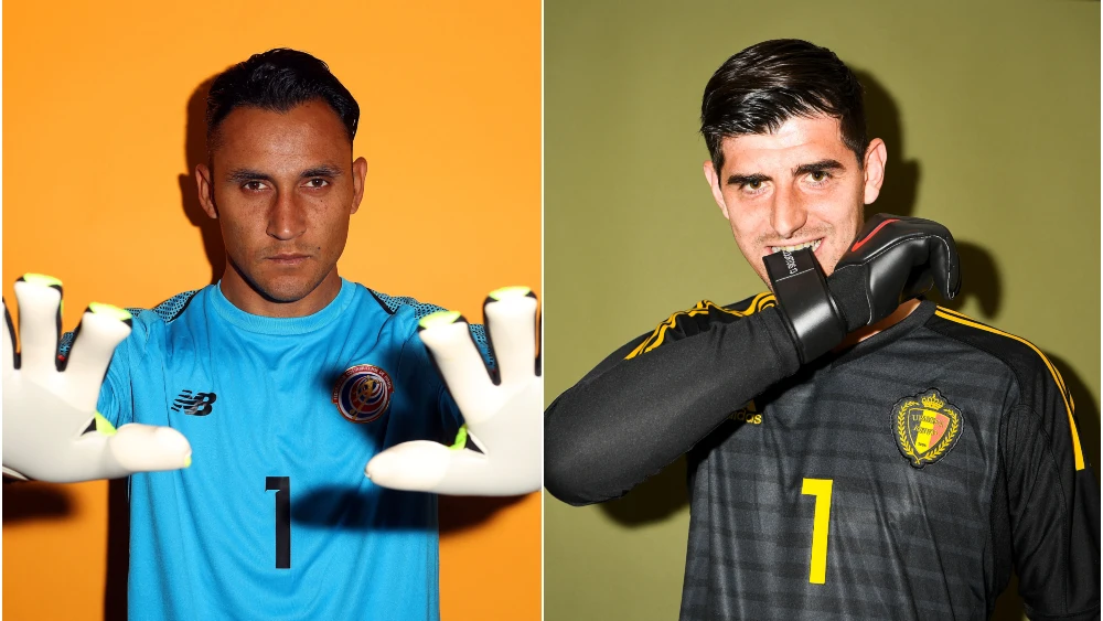 Keylor Navas y Courtois