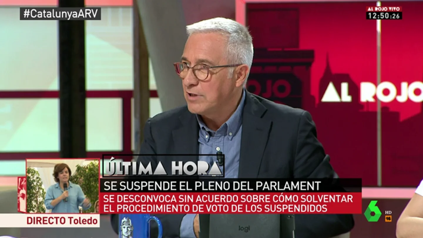 El periodista Xavier Sardà El periodista Xavier Sardà
