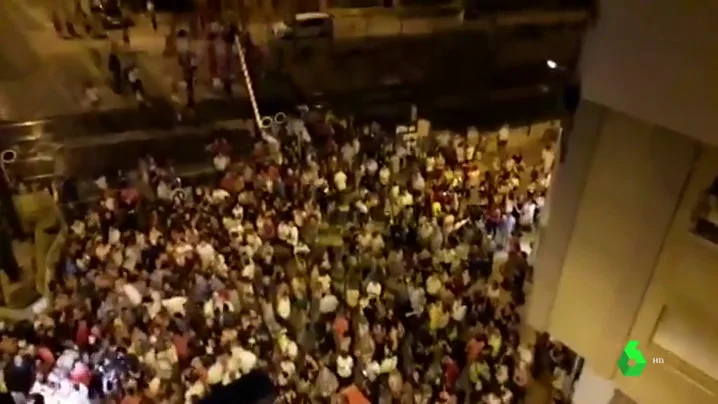 Fiesta en las vías del tren, Murcia