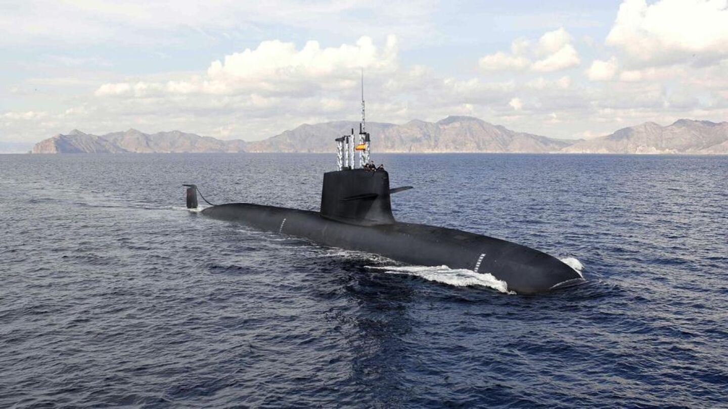 Recreaci&oacute;n de un submarino S-80 Plus