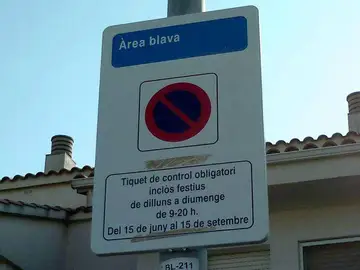 Señal en catalán Señal en catalán