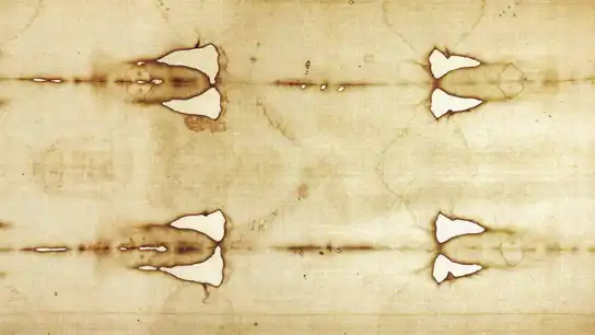 Imagen de archivo de la Sábana Santa Imagen de archivo de la Sábana Santa