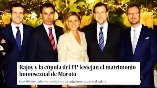 "Cuéntame cómo vais a renovarnos": el vídeo que afea la asistencia de Pablo Casado a la boda gay de Javier Maroto "Cuéntame cómo vais a renovarnos": el vídeo que afea la asistencia de Pablo Casado a la boda gay de Javier Maroto