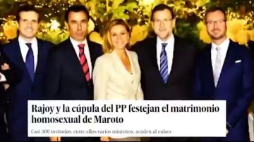 "Cuéntame cómo vais a renovarnos": el vídeo que afea la asistencia de Pablo Casado a la boda gay de Javier Maroto