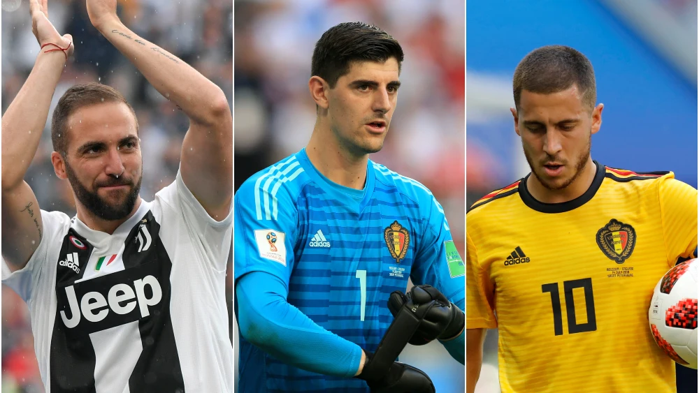 ¿Operación que implica a Higuaín, Courtois y Hazard?