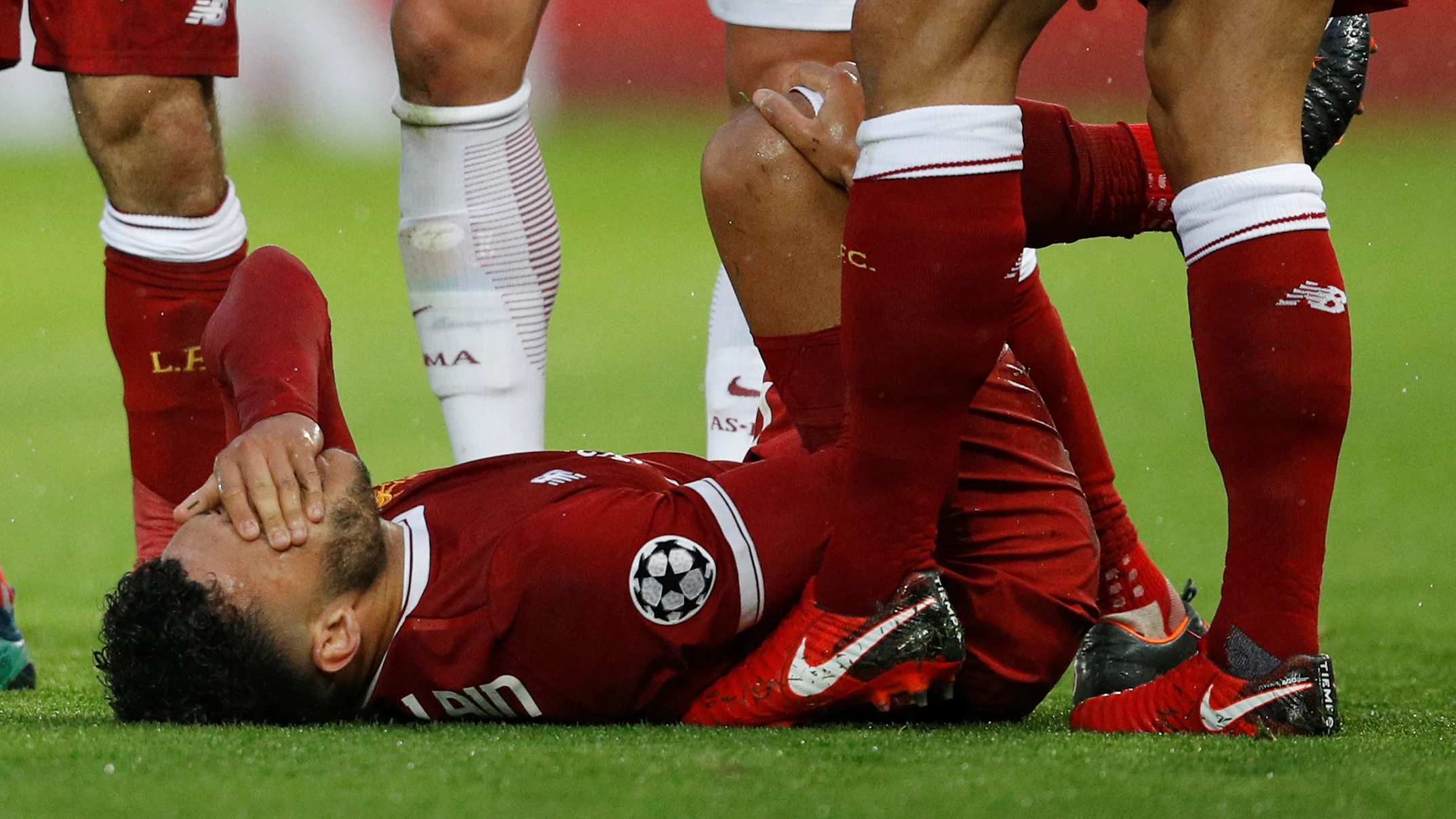 Chamberlain lesionado ante la Roma