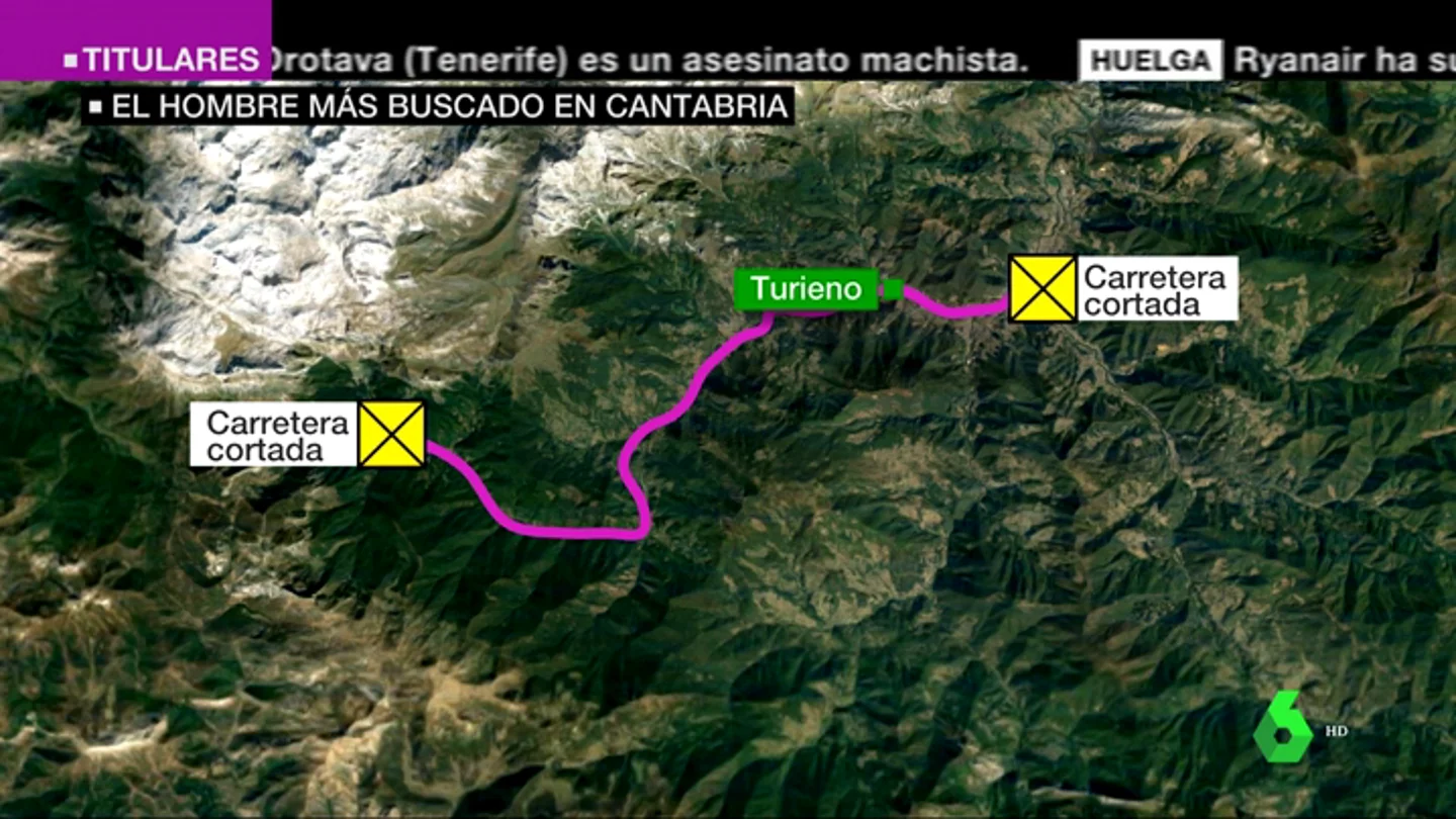 VÍDEO REEMPLAZO | La Guardia Civil cree que el huido de Turieno puede ir armado y pide no acercarse a la zona VÍDEO REEMPLAZO | La Guardia Civil cree que el huido de Turieno puede ir armado y pide no acercarse a la zona