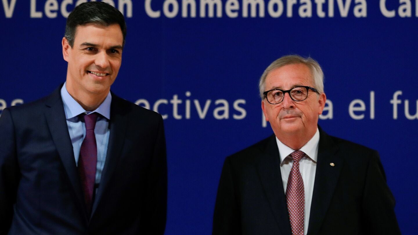 S&aacute;nchez pide a Juncker dejar claro a Trump que Europa no es enemiga de nadie