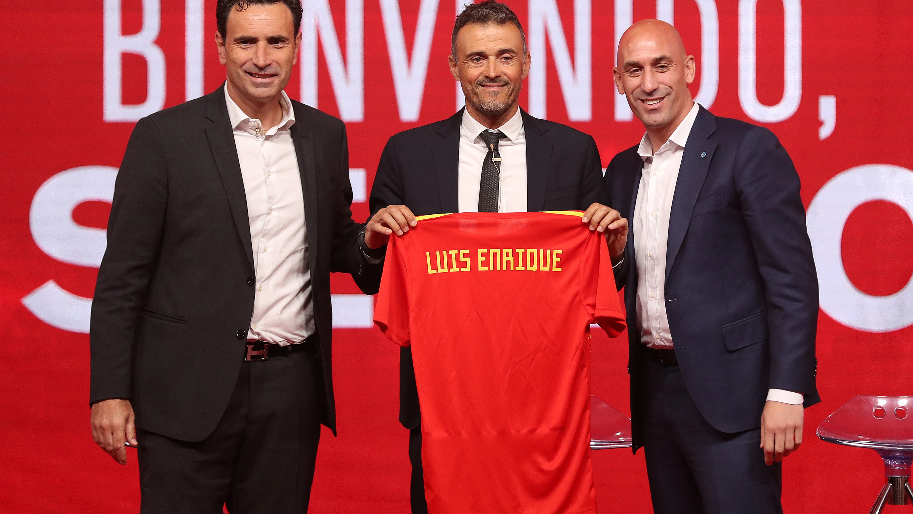 Presentación de Luis Enrique 