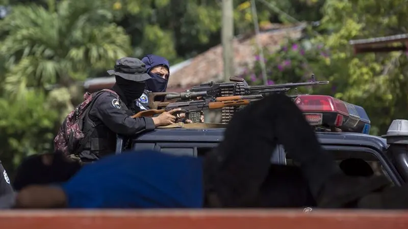 Masaya, Nicaragua, durante la 'Operación Limpieza'