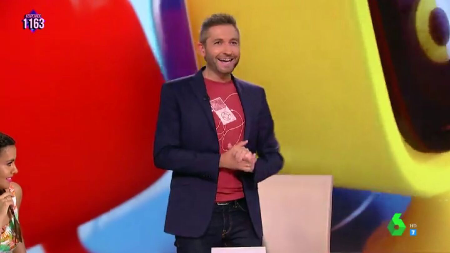 El inesperado final del baile de Frank Blanco en directo: "&iquest;Ya te has casado? Porque nadie te ha dicho que te sientes"