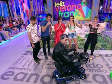 Frank Blanco se despide en moto en Zapeando 