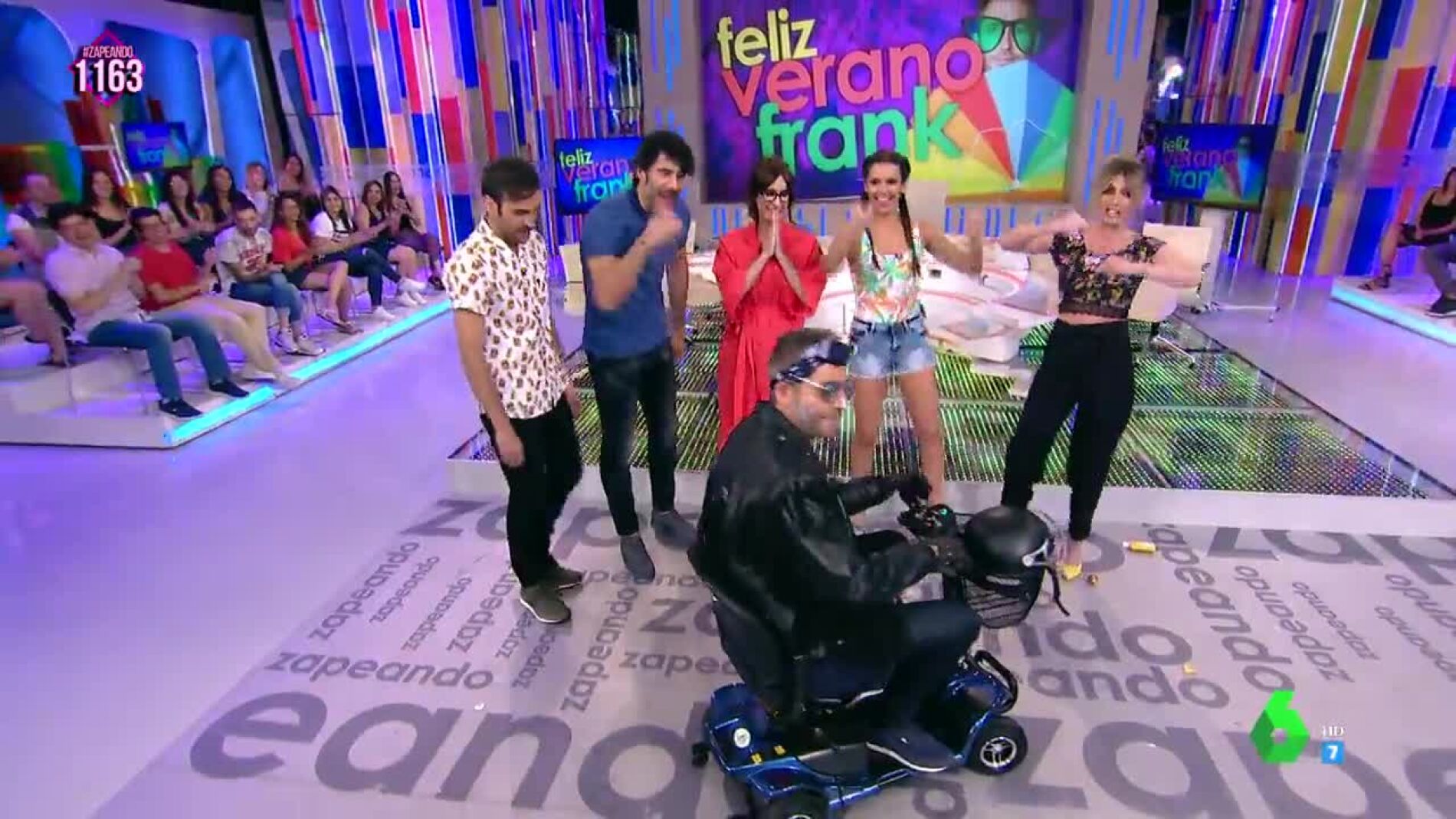 Frank Blanco se despide en moto en Zapeando 