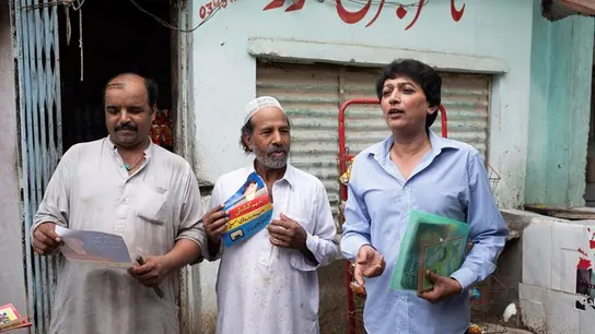 Kashish en la campaña electoral Kashish en la campaña electoral