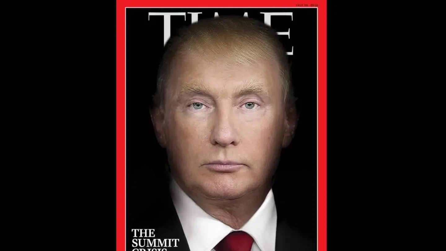 Portada TIME Trump-Putin Portada TIME Trump-Putin