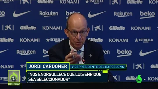 El Barcelona saca pecho por Luis Enrique: "Nos enorgullece que el seleccionador haya pasado por este club" El Barcelona saca pecho por Luis Enrique: "Nos enorgullece que el seleccionador haya pasado por este club"
