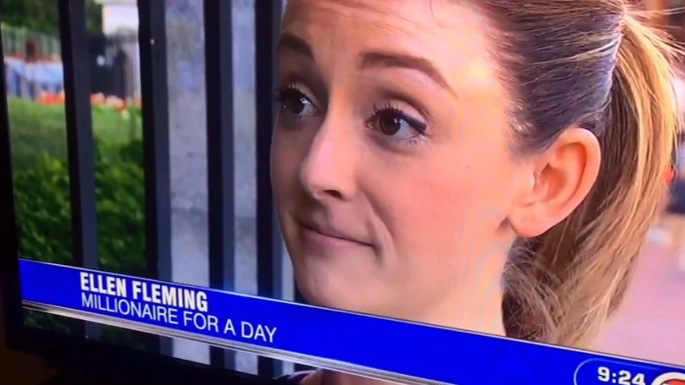 Ellen Fleming, la joven a la que el banco hizo millonaria durante unos minutos