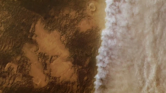 Tormenta de polvo en Marte Tormenta de polvo en Marte