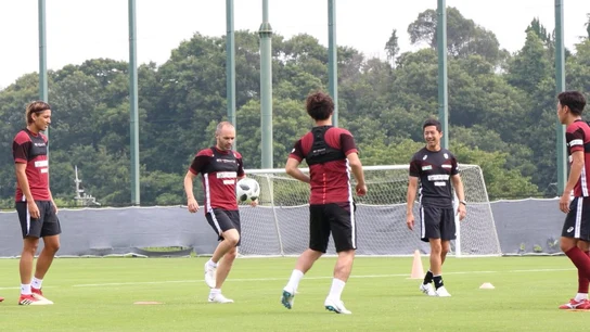Andrés Iniesta, con el Vissel Kobe Andrés Iniesta, con el Vissel Kobe