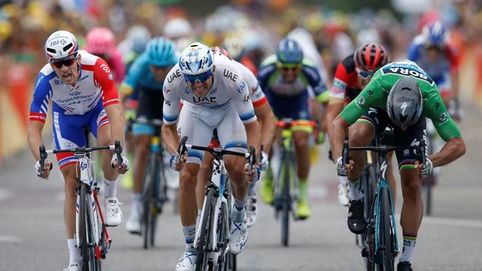 Victoria de Sagan en el 'sprint' Victoria de Sagan en el 'sprint'