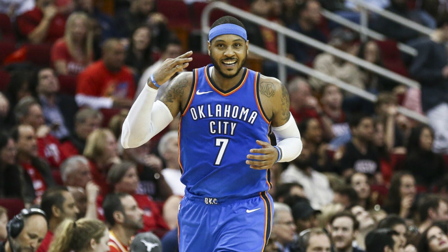 Carmelo Anthony, con los Thunder