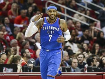 Carmelo Anthony, con los Thunder Carmelo Anthony, con los Thunder