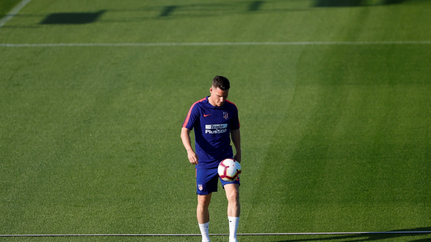 Gameiro, con el Atlético Gameiro, con el Atlético