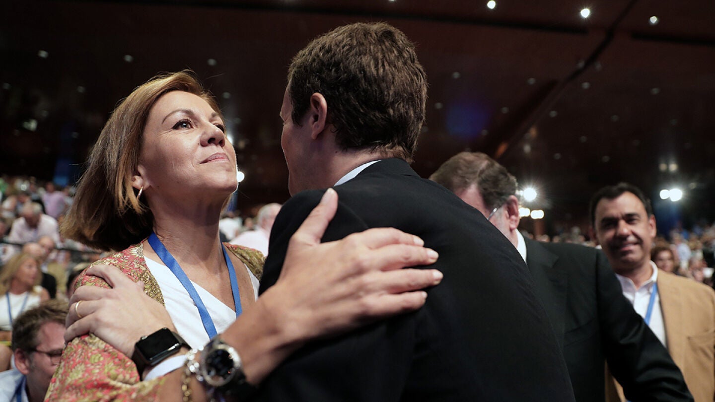 Mar&iacute;a Dolores de Cospedal y Pablo Casado