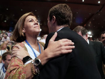 María Dolores de Cospedal y Pablo Casado María Dolores de Cospedal y Pablo Casado