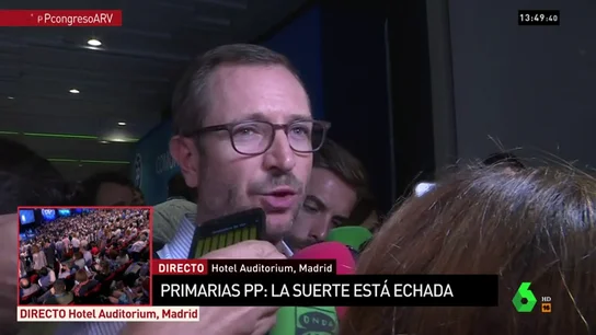 Javier Maroto: "Nuestro trabajo ha sido a pie de calle, hablando con el militante que vale la pena porque es la gente que siente las cosas y te cuenta su opinión" Javier Maroto: "Nuestro trabajo ha sido a pie de calle, hablando con el militante que vale la pena porque es la gente que siente las cosas y te cuenta su opinión"