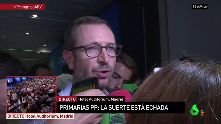 Javier Maroto: "Nuestro trabajo ha sido a pie de calle, hablando con el militante que vale la pena porque es la gente que siente las cosas y te cuenta su opinión"