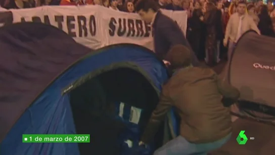 De las 'acampadas protesta' a ser el nuevo líder del PP: así ha sido el ascenso meteórico de Casado en el partido De las 'acampadas protesta' a ser el nuevo líder del PP: así ha sido el ascenso meteórico de Casado en el partido