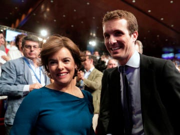 Soraya Sáenz de Santamaría y Pablo Casado Soraya Sáenz de Santamaría y Pablo Casado